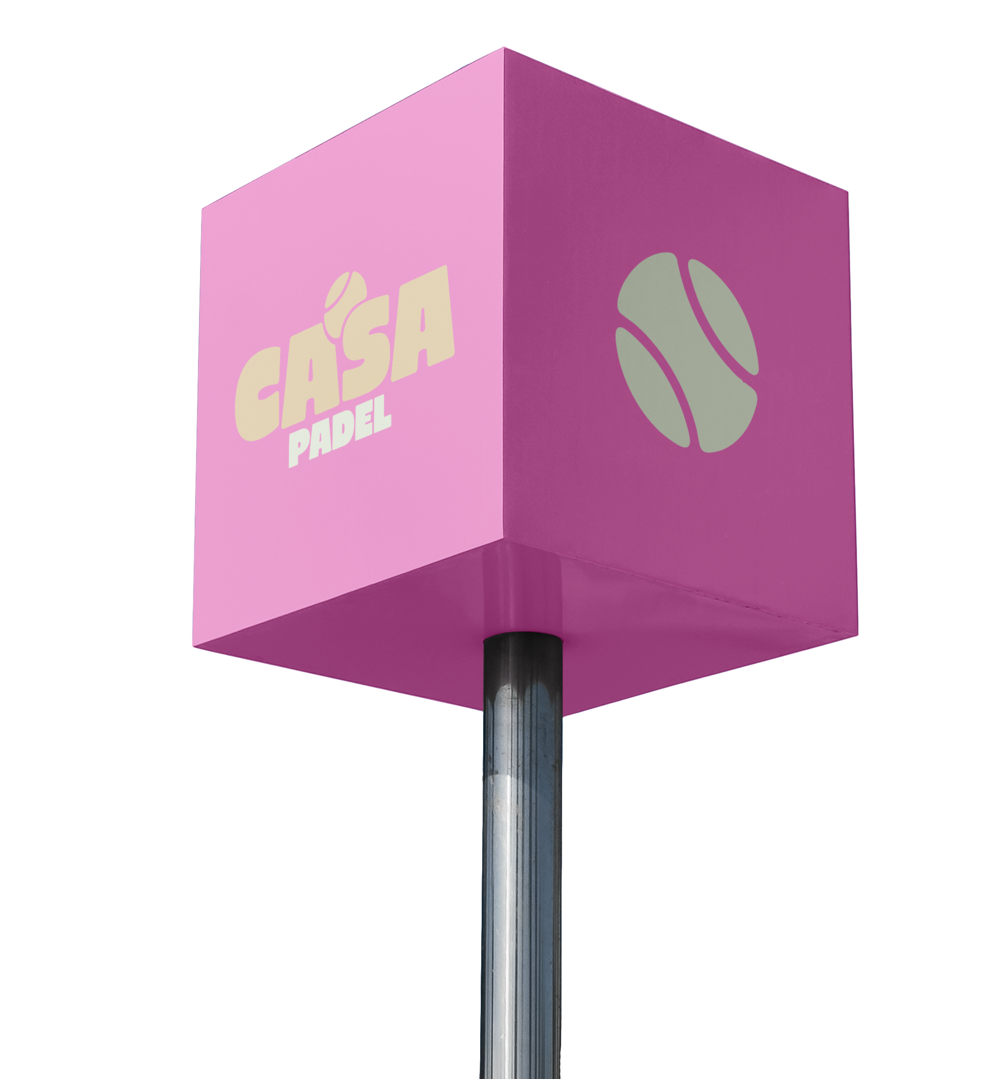 Casa Padel Sign Logo Mockup