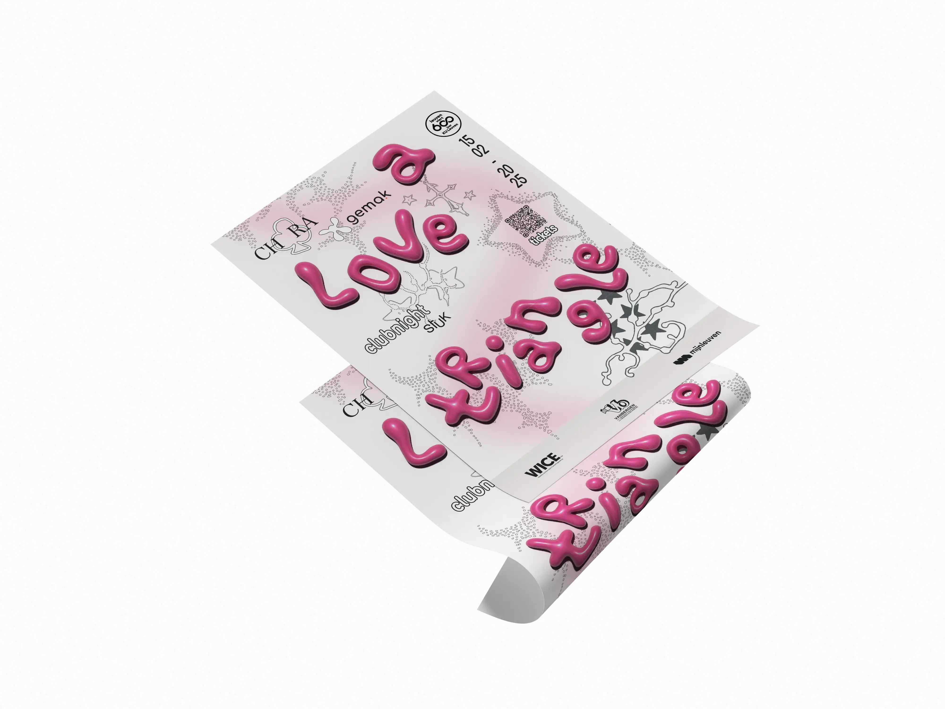 Chora x gemak! x STUK poster mockup